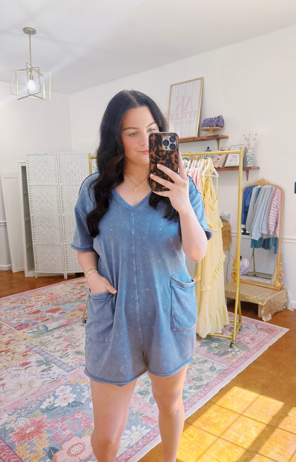 Oversized Tee Romper