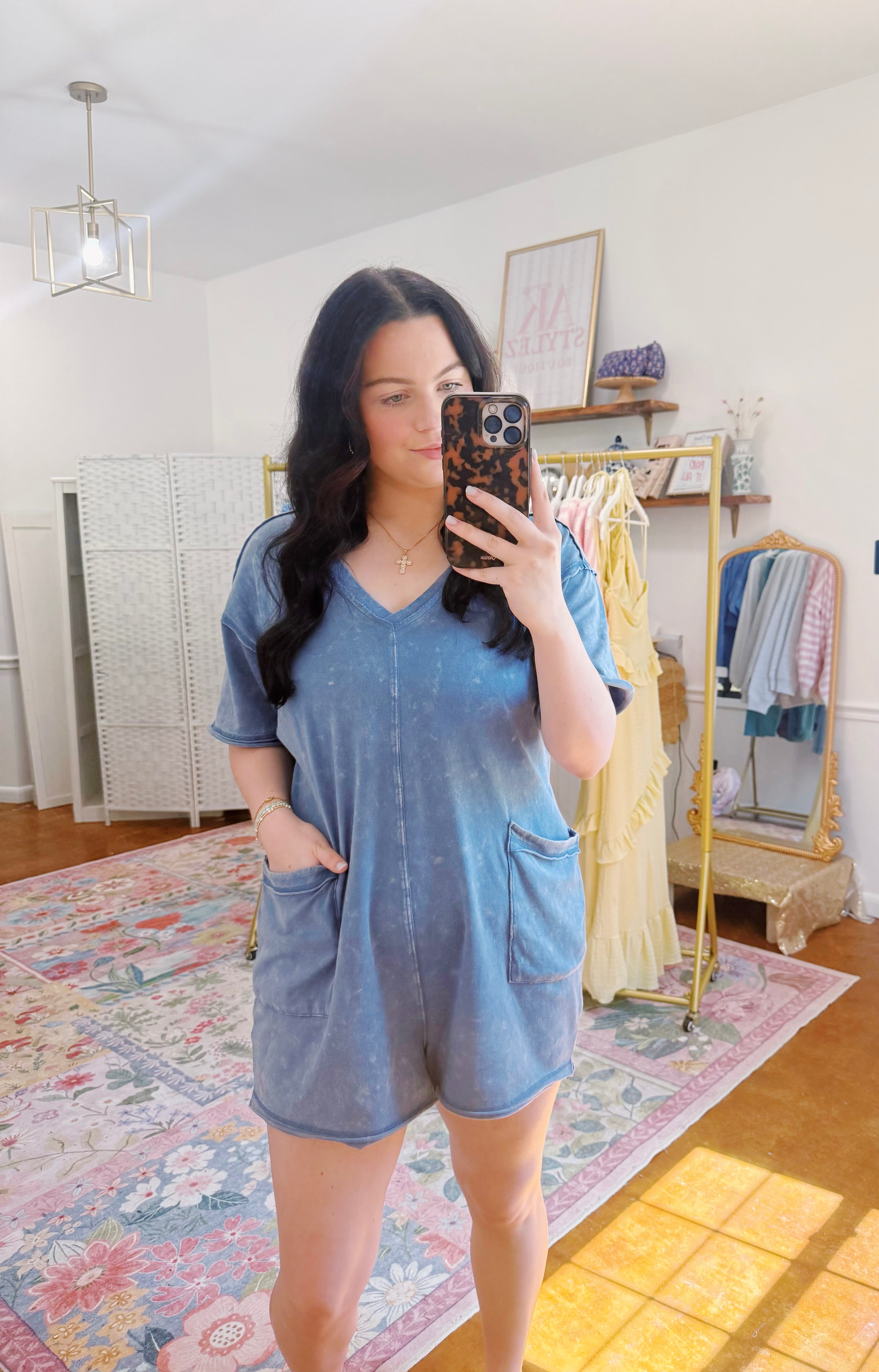 Oversized Tee Romper