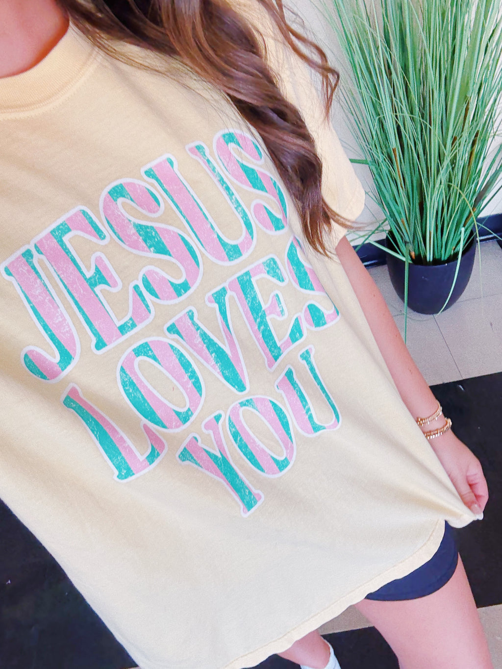 JLY Yellow Graphic Tee