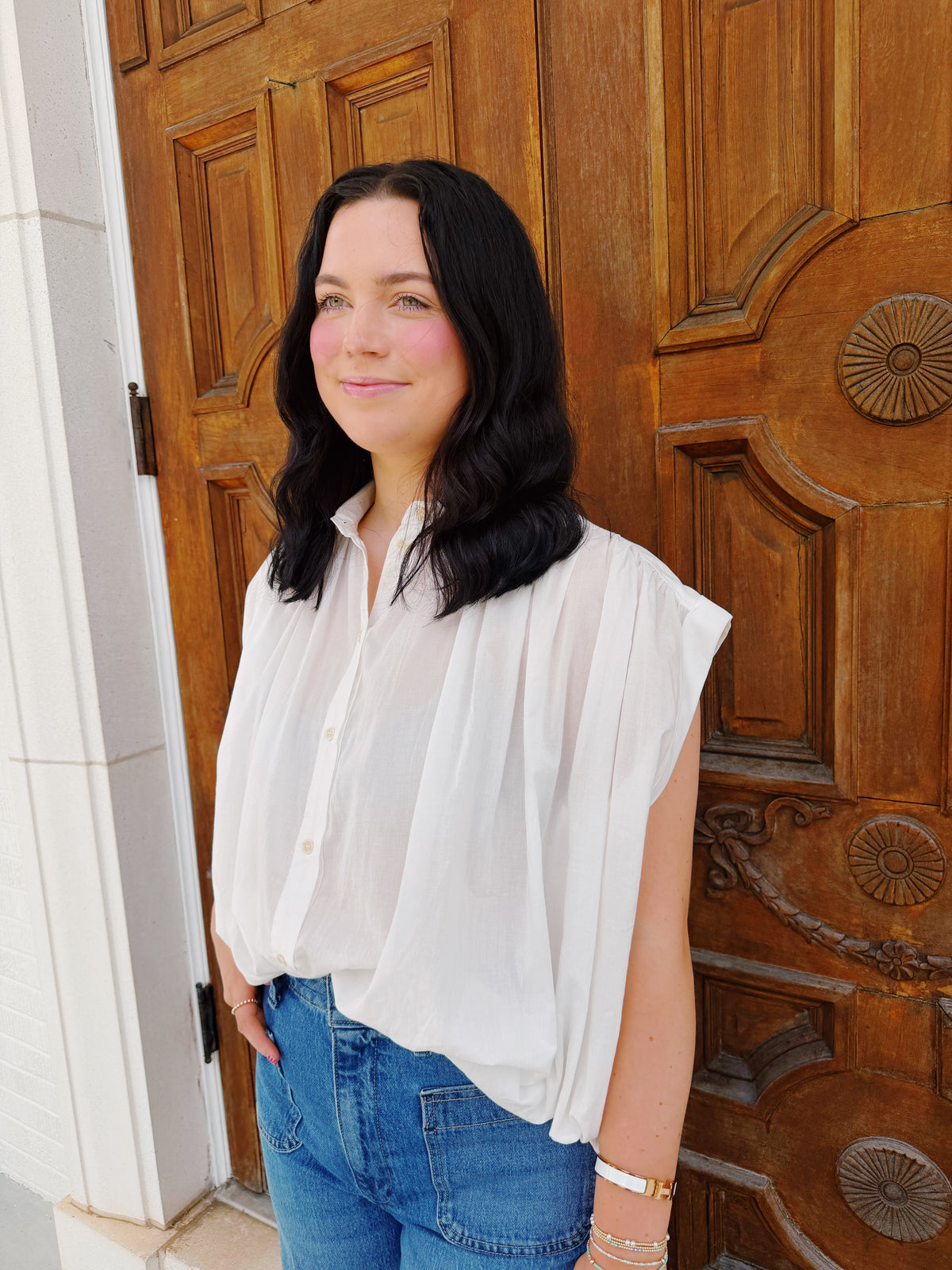 The Bryn Button Up Blouse