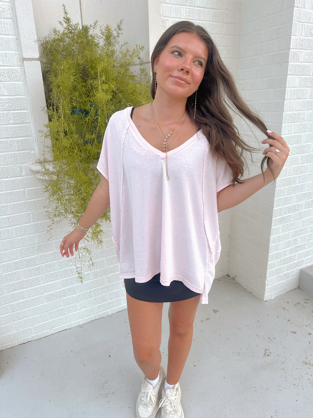 Breezy Baby Pink Tee