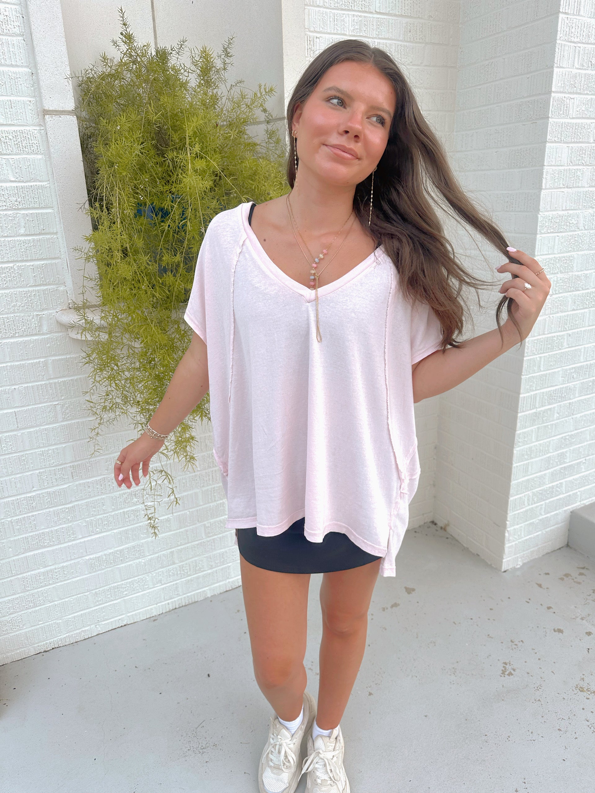 Breezy Baby Pink Tee