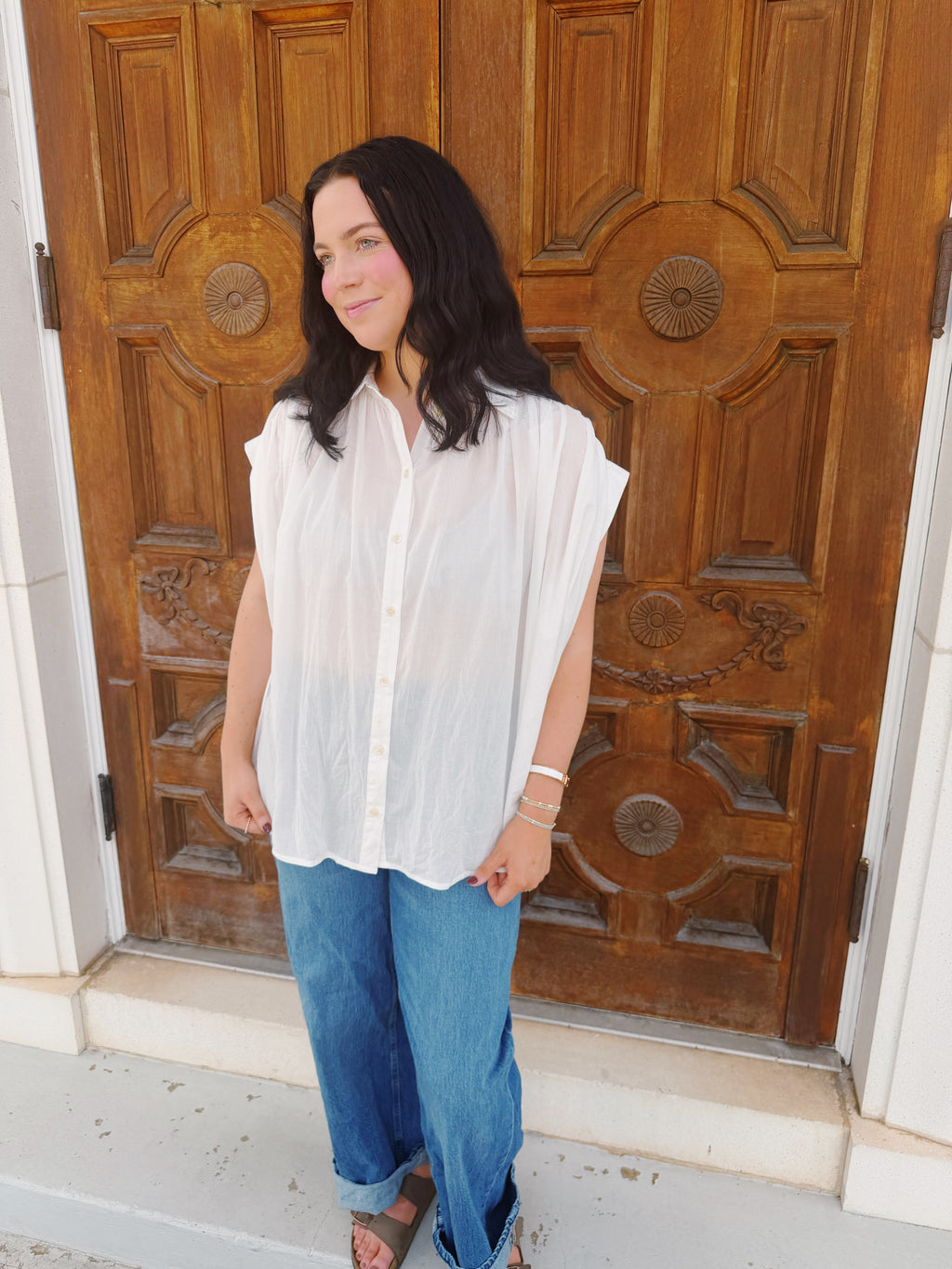 The Bryn Button Up Blouse