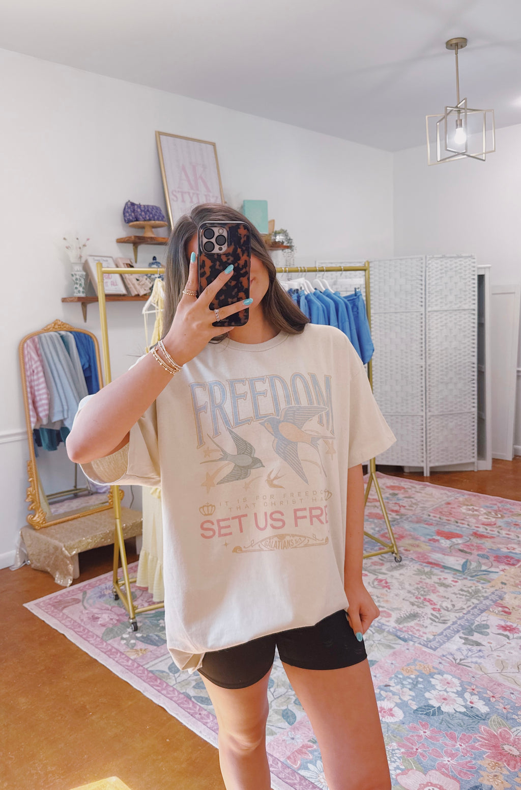 Freedom Oversized Graphic Tee