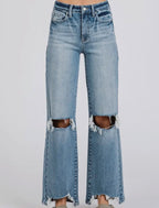 Petra High Rise Distressed Jeans