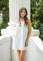 Everly Eyelet Mini Dress