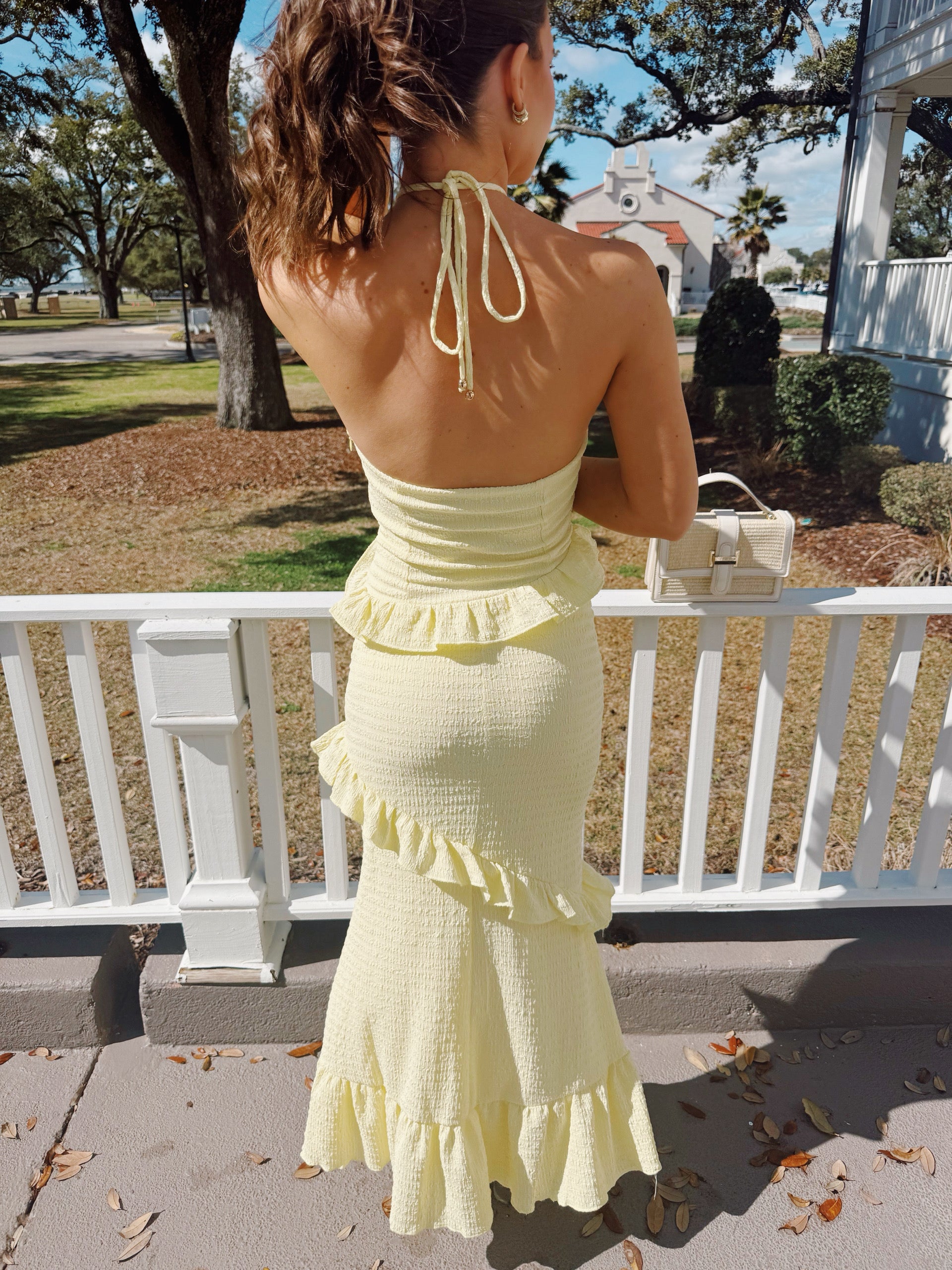 Lemon Luxe Maxi Dress