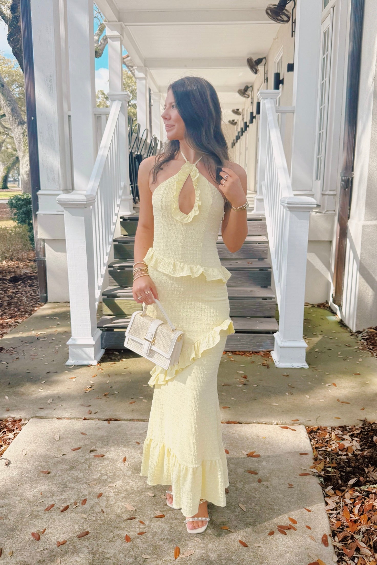 Lemon Luxe Maxi Dress