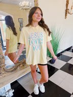 JLY Yellow Graphic Tee