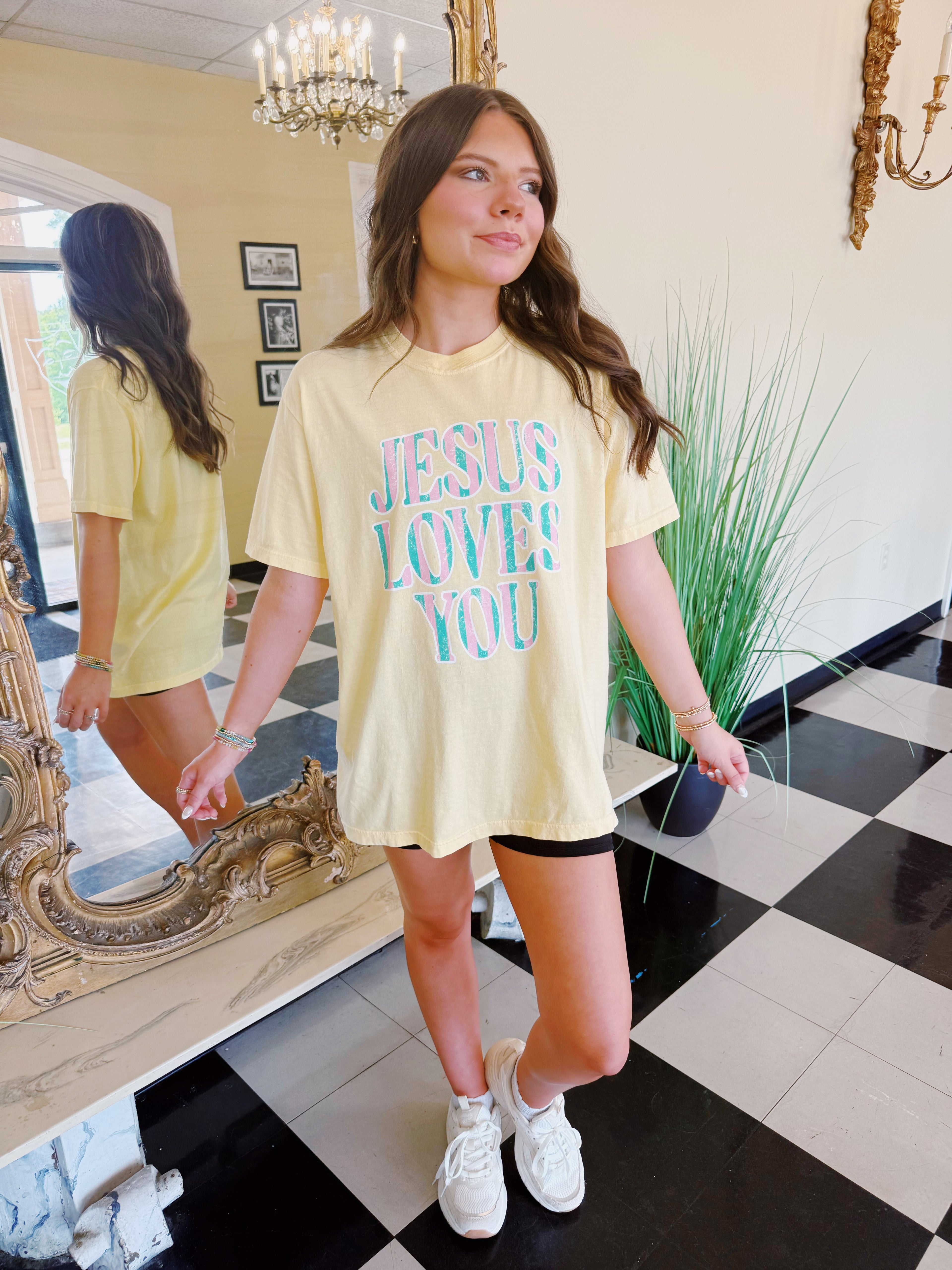 JLY Yellow Graphic Tee