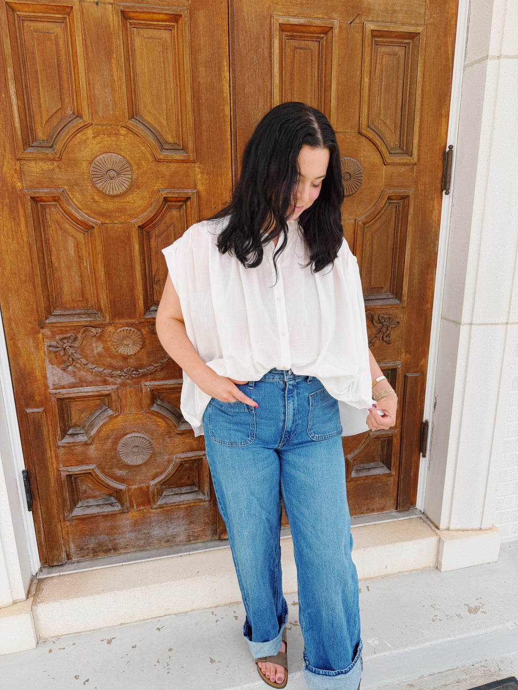 The Bryn Button Up Blouse