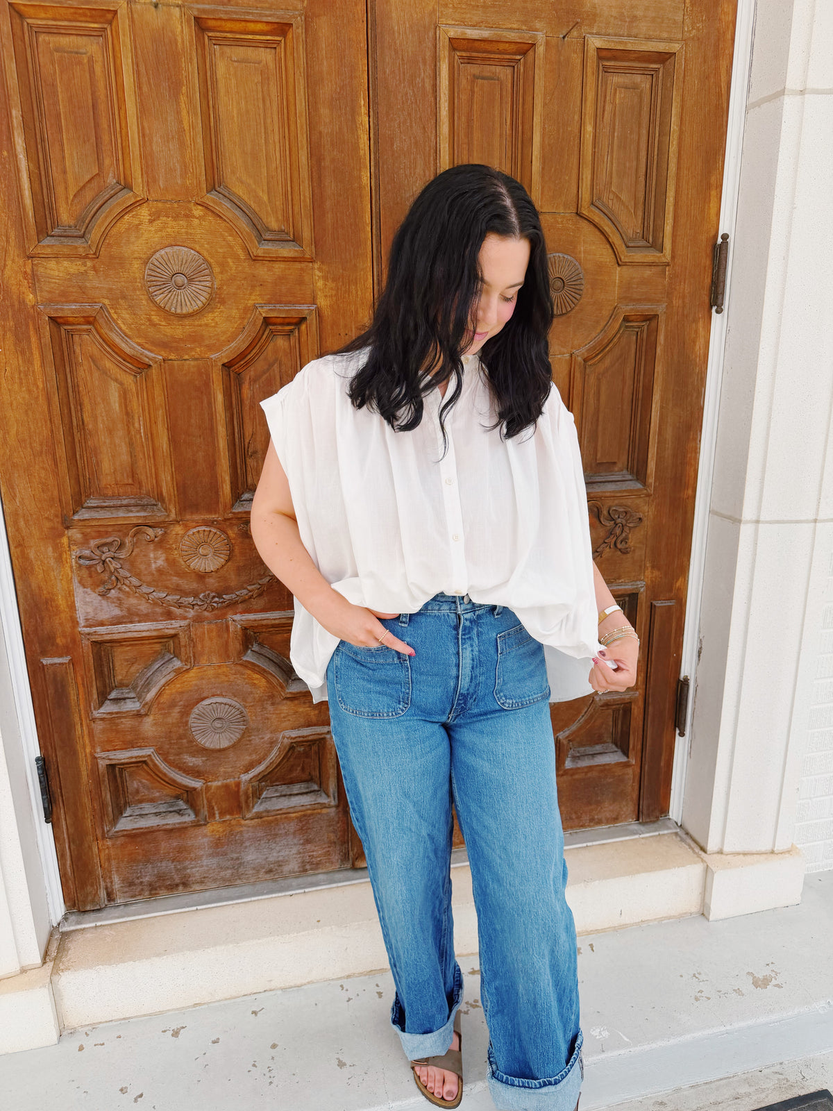 The Bryn Button Up Blouse