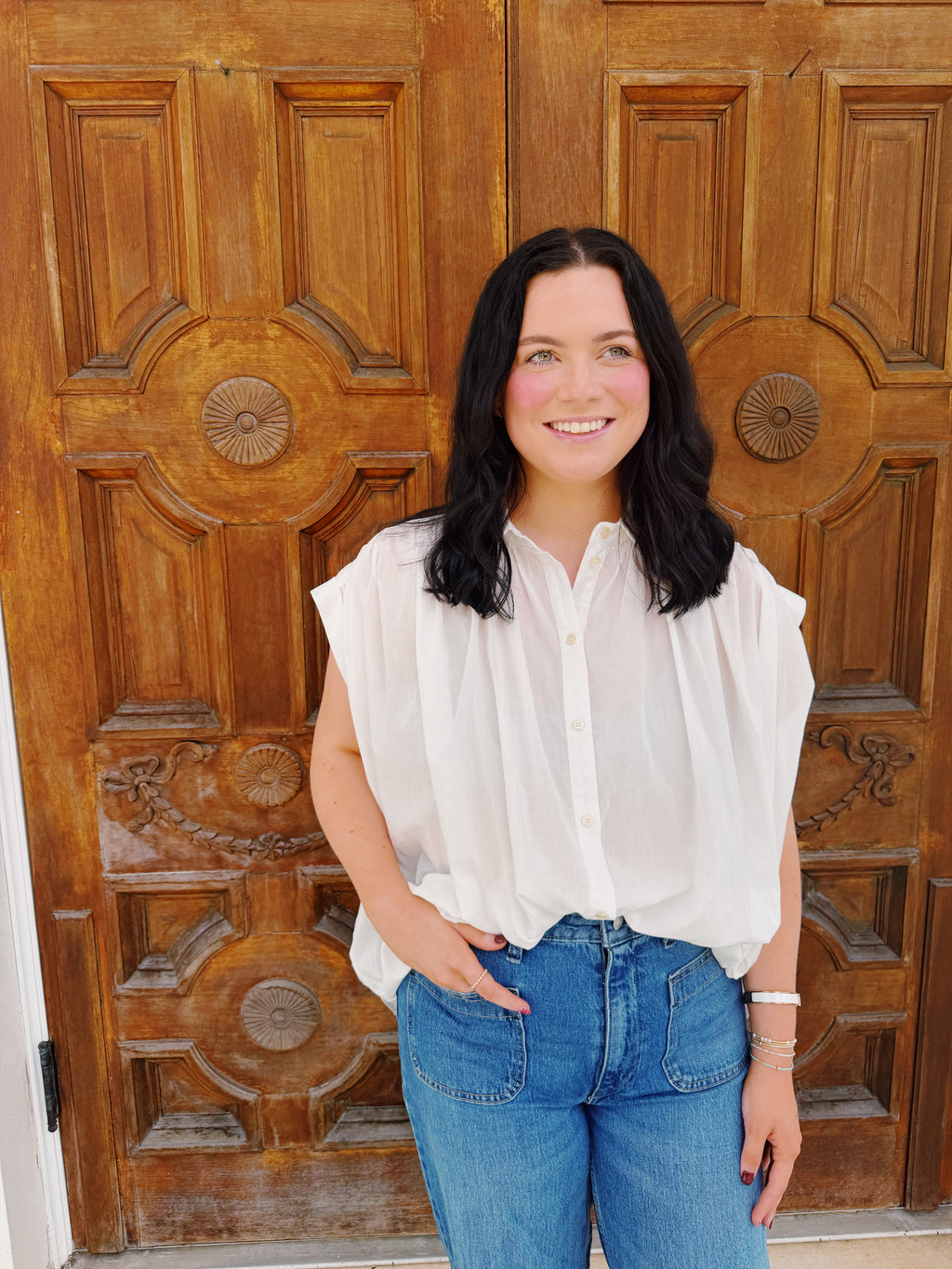 The Bryn Button Up Blouse