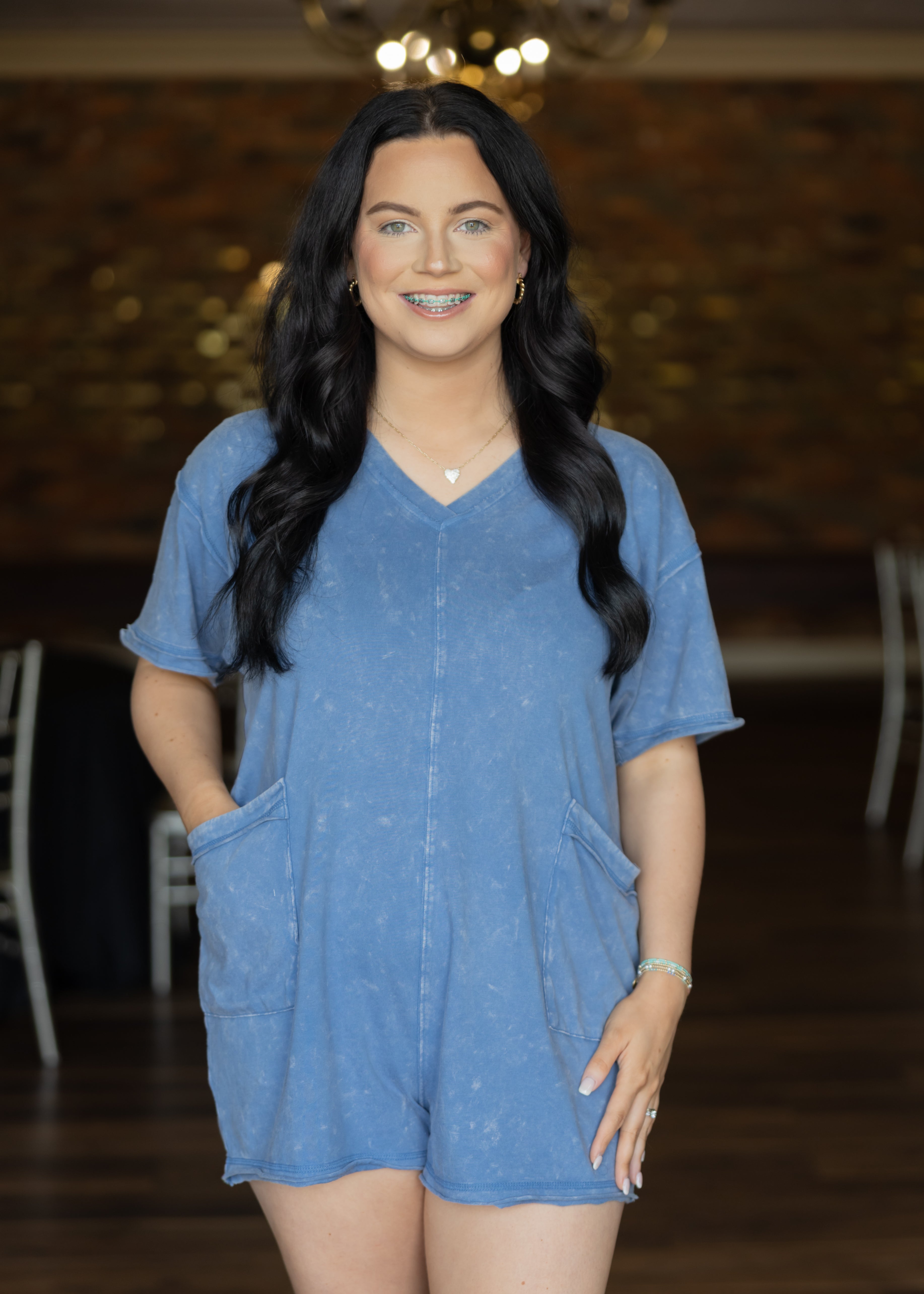Oversized Tee Romper