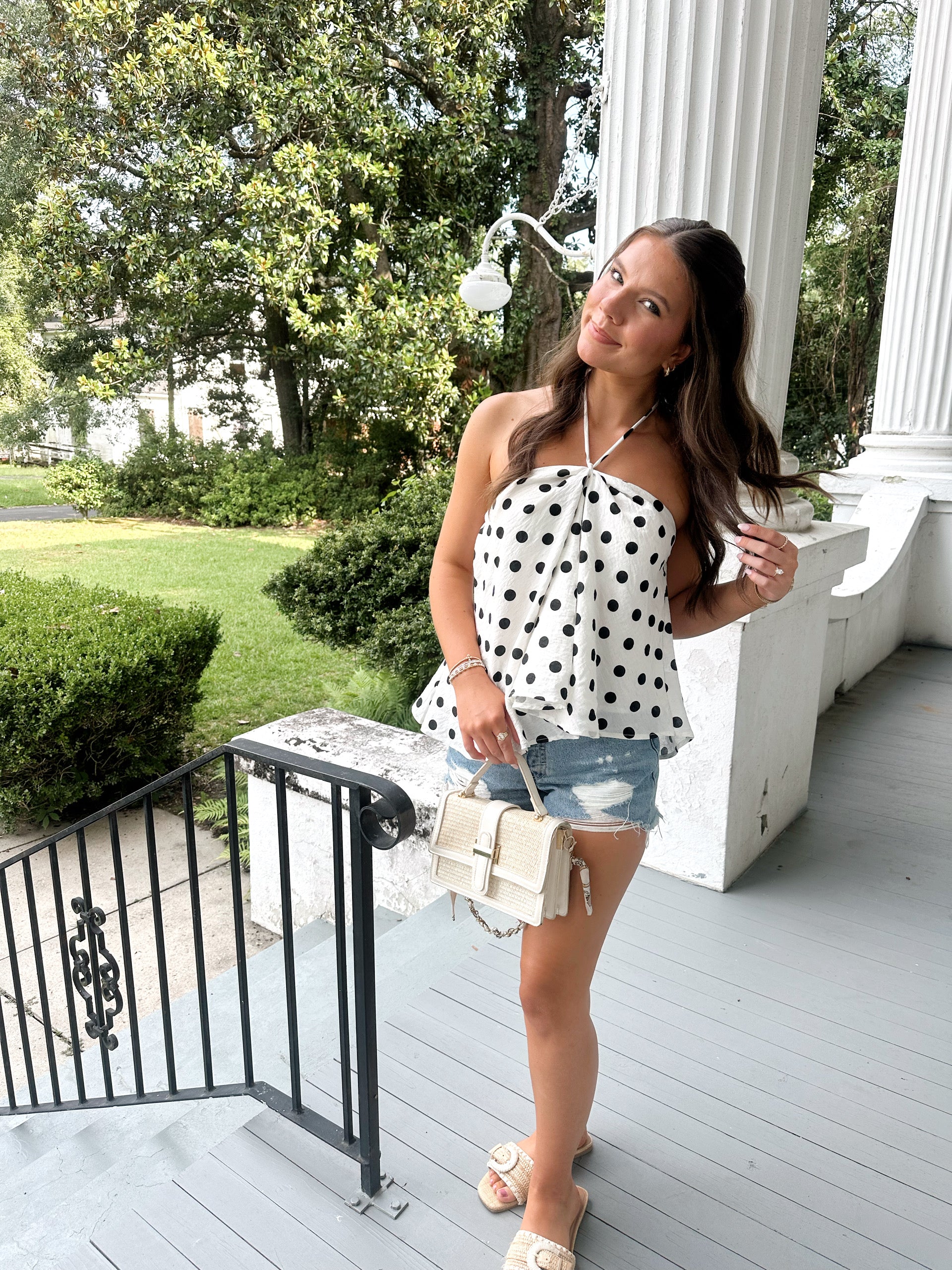 Emory Polka Dot Top