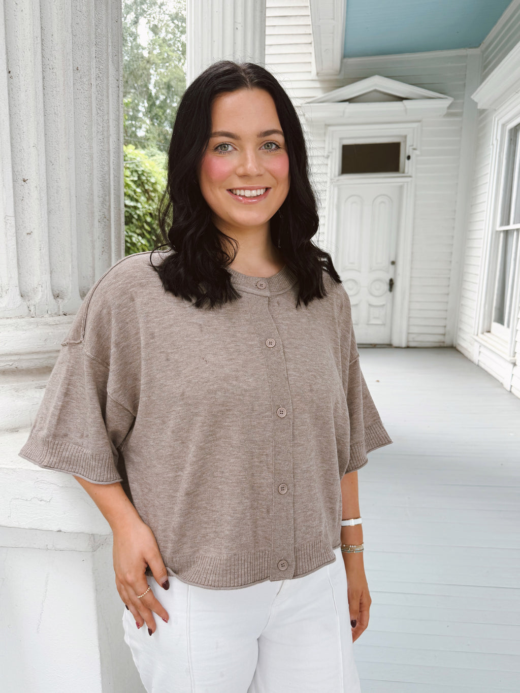 Oatmeal Soft Knit Cardigan