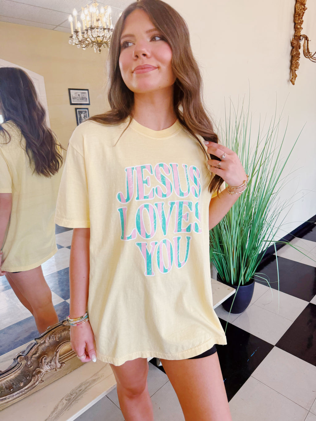 JLY Yellow Graphic Tee