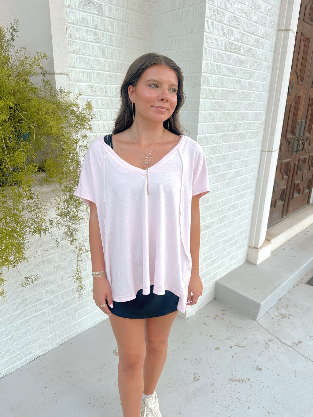 Breezy Baby Pink Tee