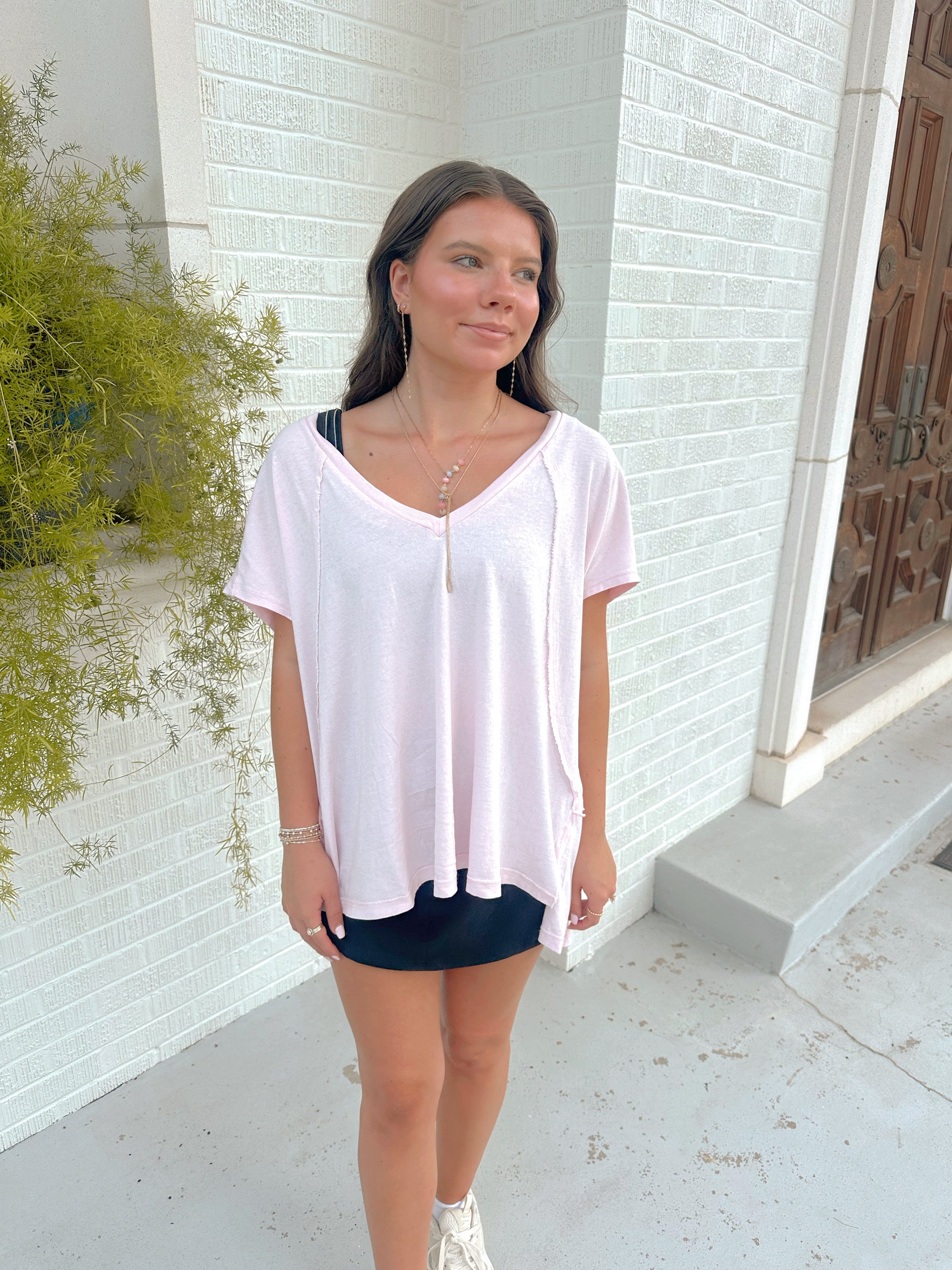 Breezy Baby Pink Tee