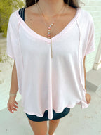 Breezy Baby Pink Tee