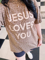 JLY Cheetah Oversized Graphic Tee