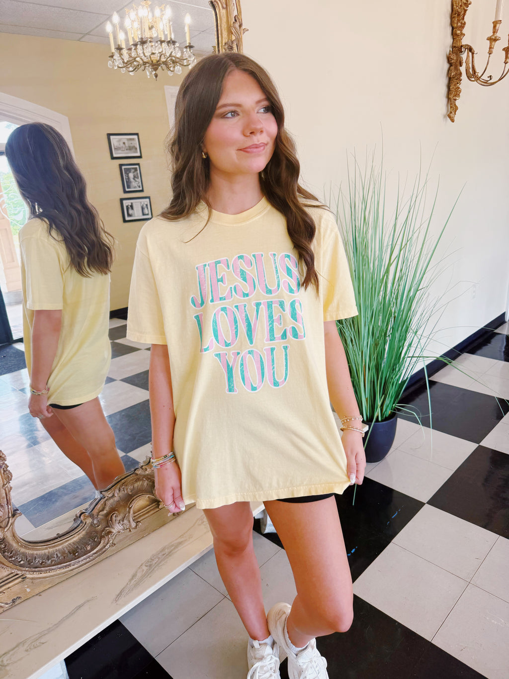 JLY Yellow Graphic Tee