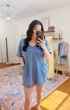 Oversized Tee Romper