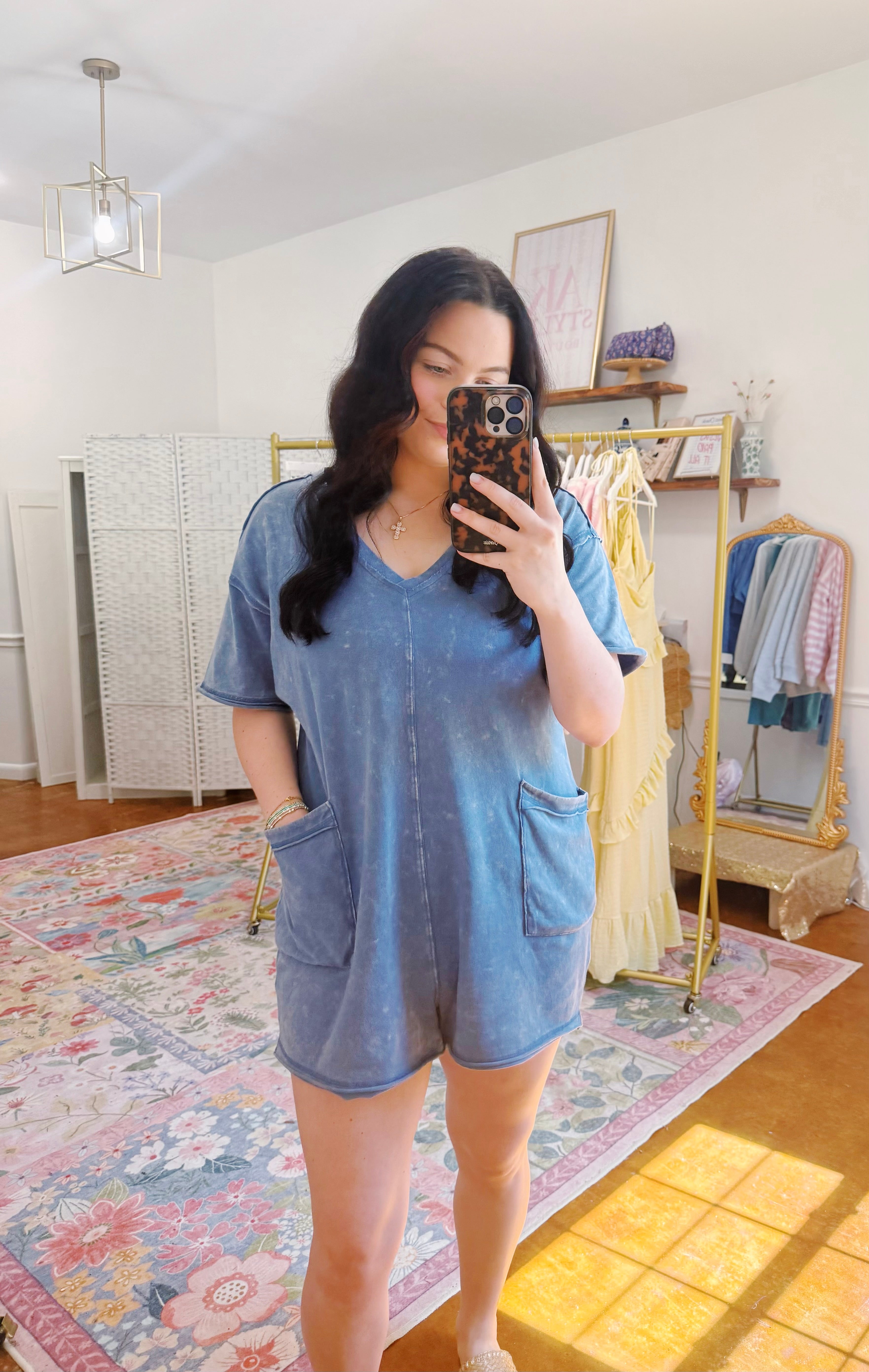 Oversized Tee Romper