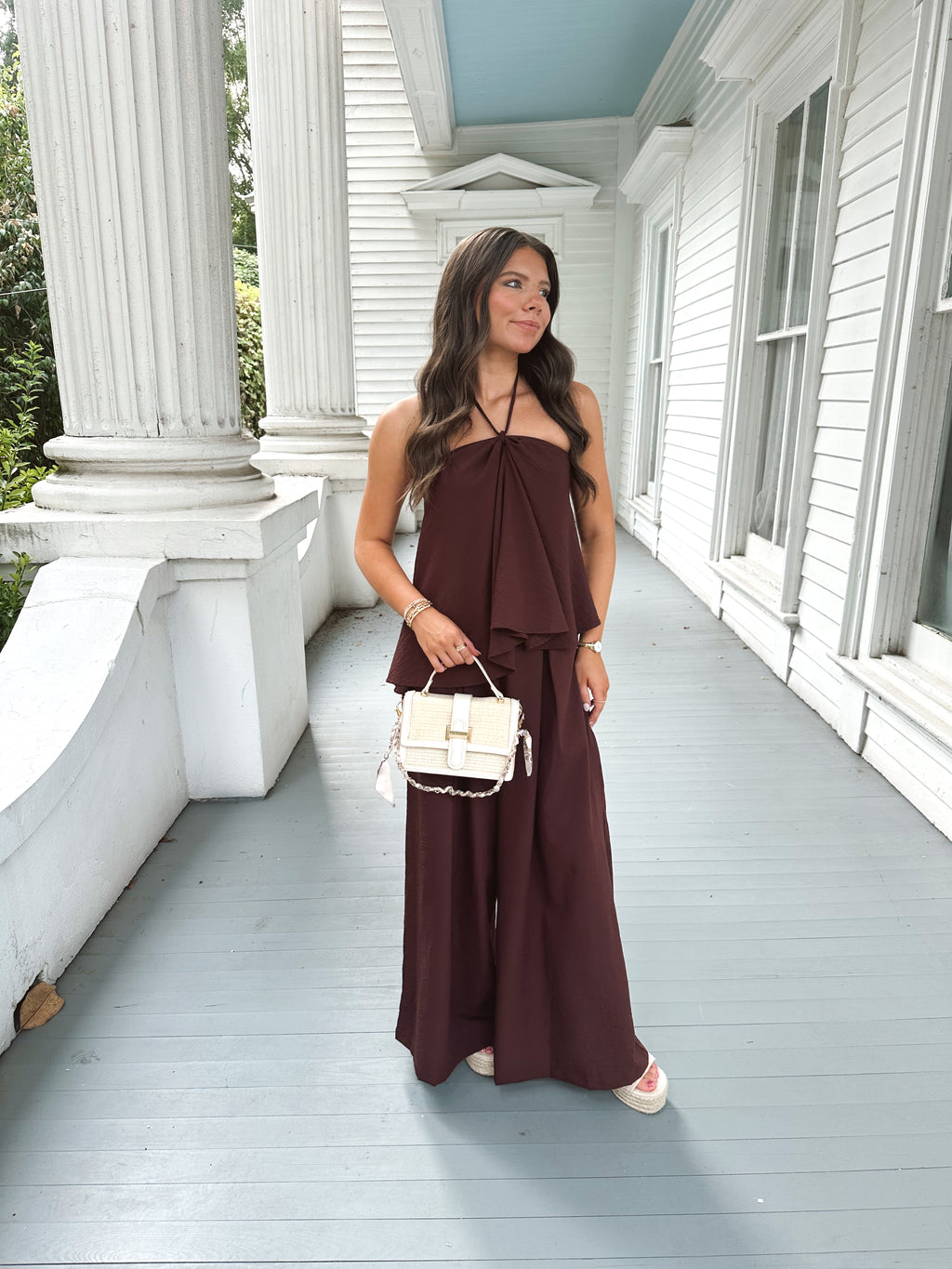 Emory Brown Top
