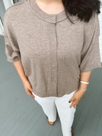 Oatmeal Soft Knit Cardigan