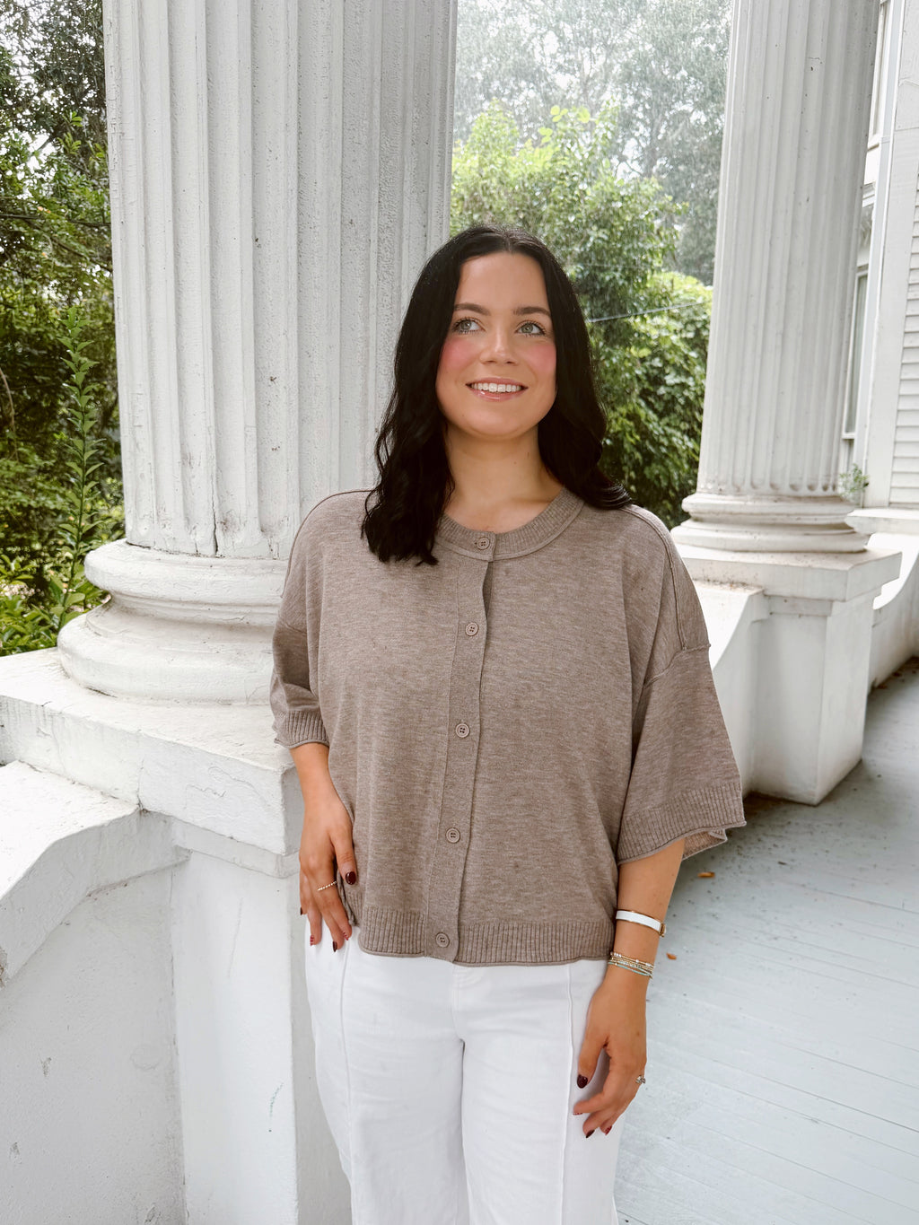 Oatmeal Soft Knit Cardigan