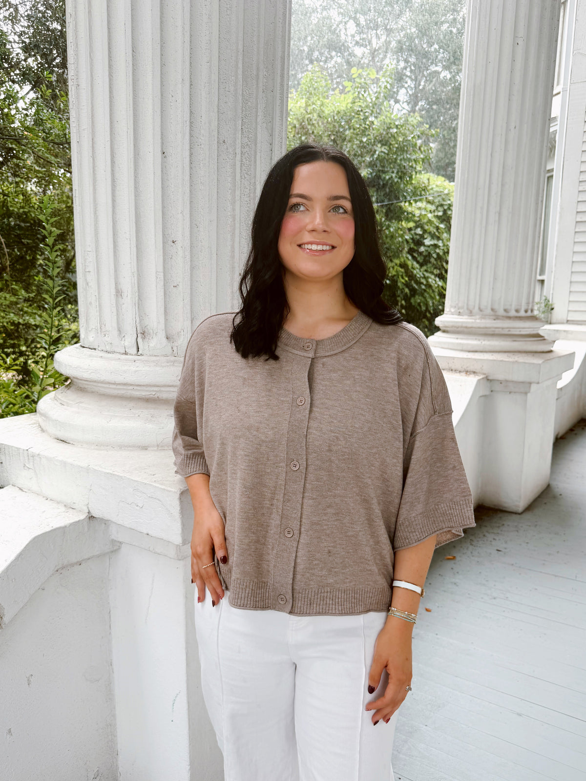 Oatmeal Soft Knit Cardigan
