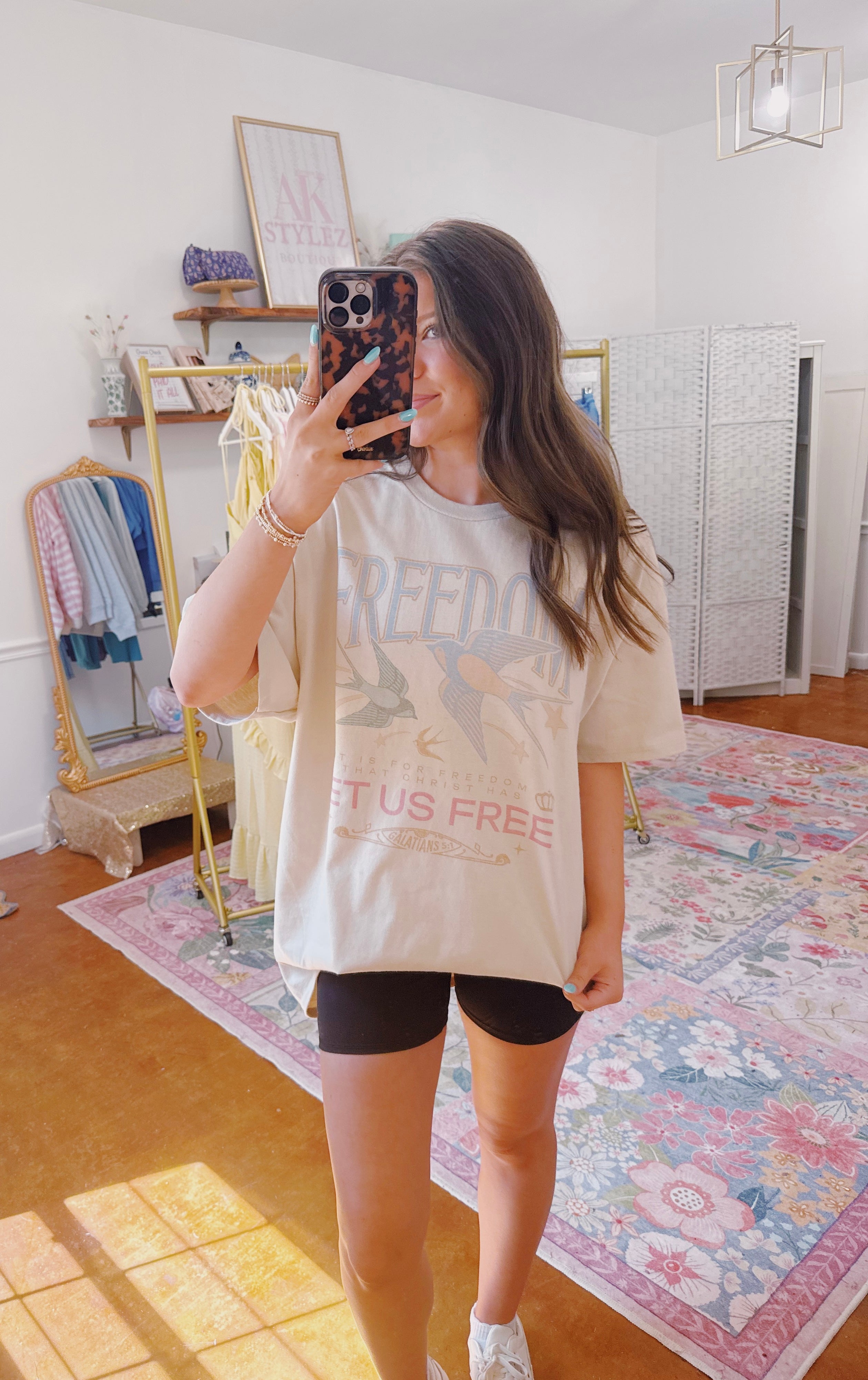 Freedom Oversized Graphic Tee