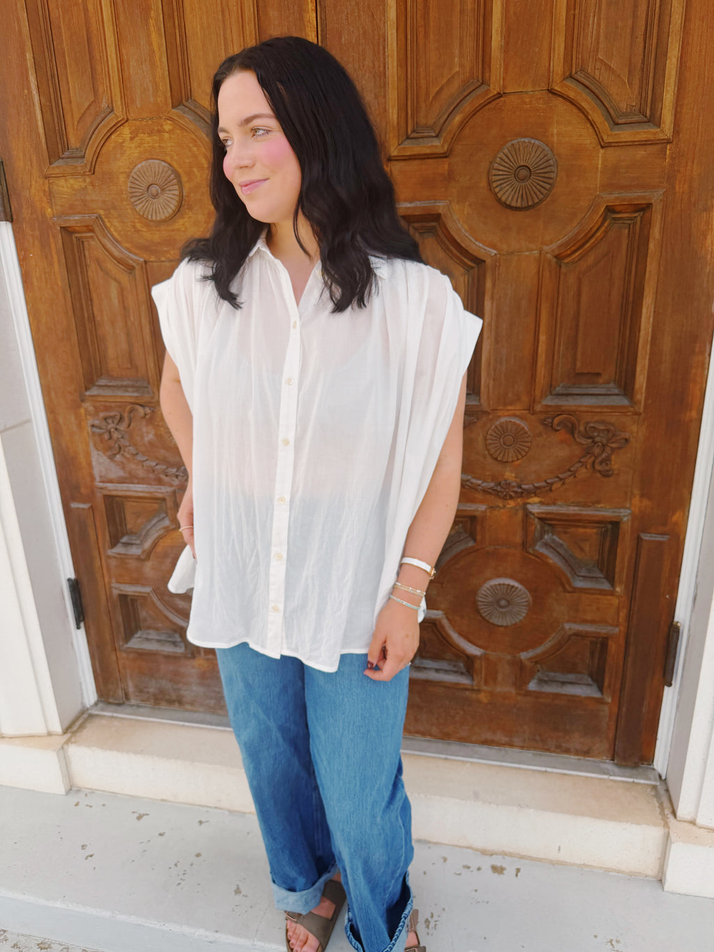 The Bryn Button Up Blouse