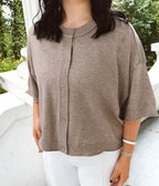 Oatmeal Soft Knit Cardigan