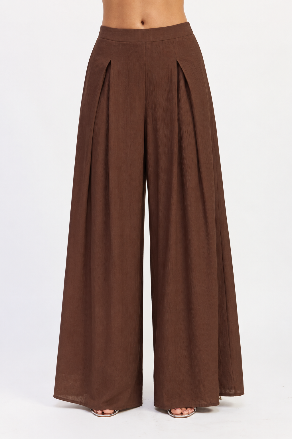 Emory Brown Wide Leg Pants