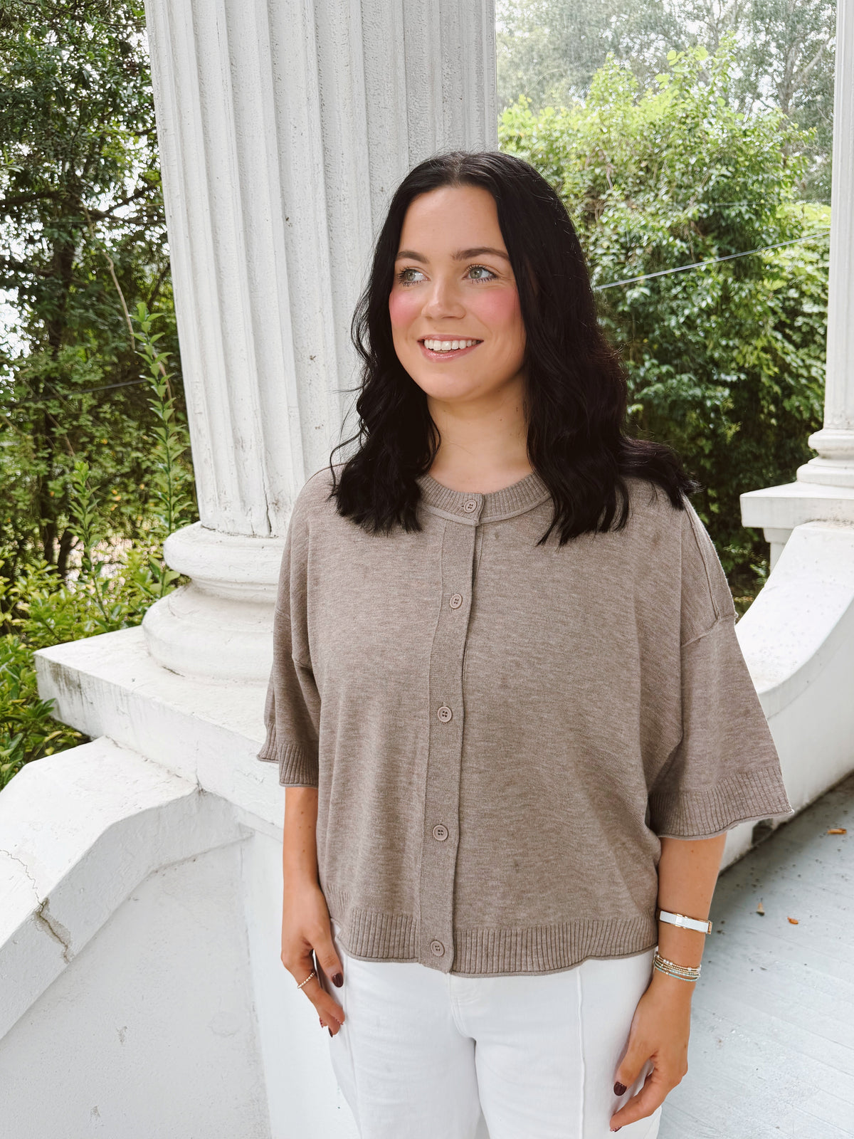 Oatmeal Soft Knit Cardigan