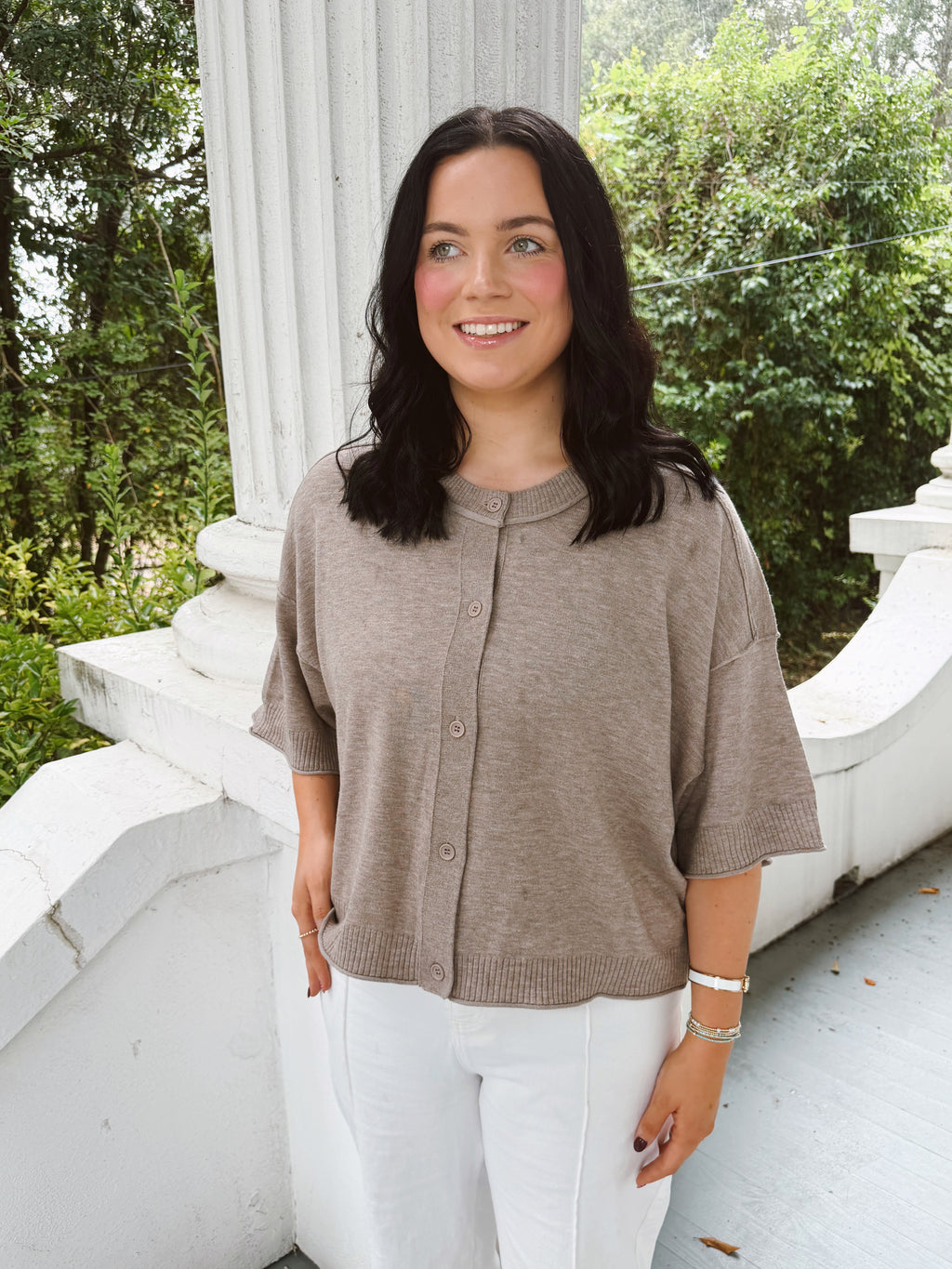 Oatmeal Soft Knit Cardigan