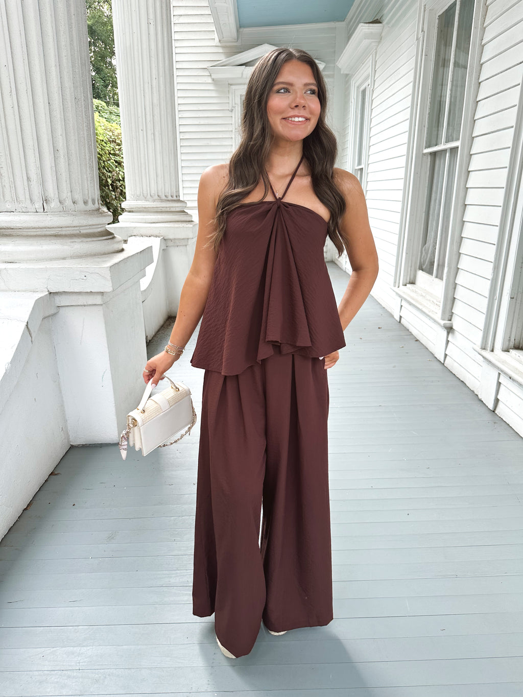 Emory Brown Top