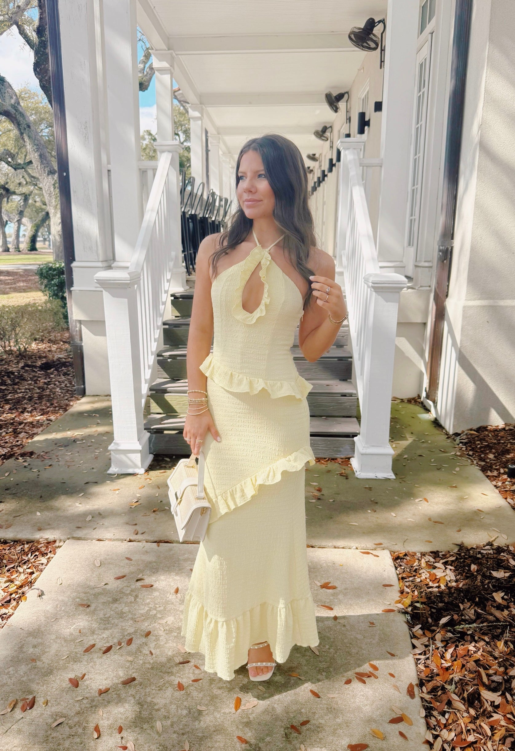Lemon Luxe Maxi Dress