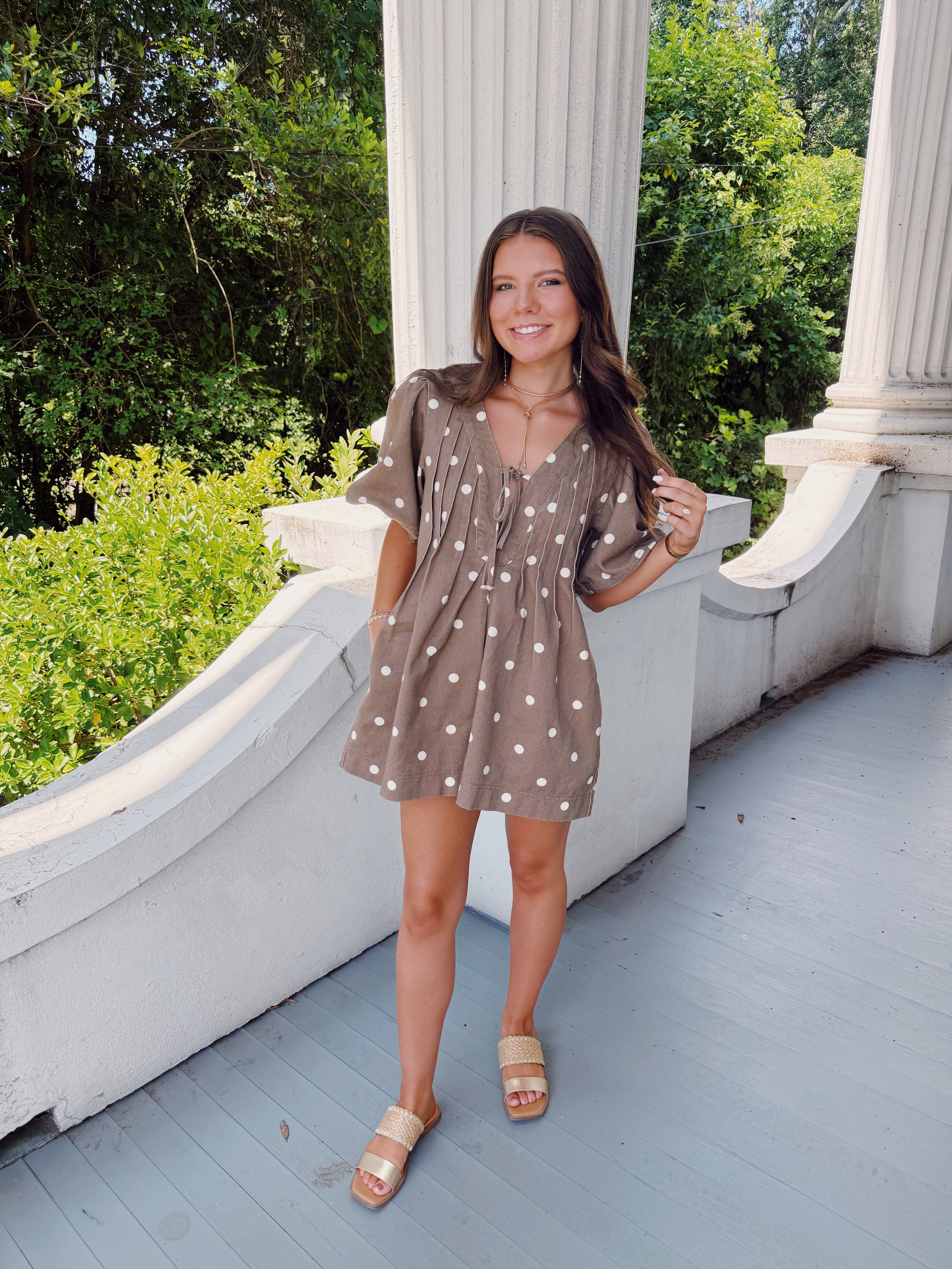 Marcie Polka Dot Romper