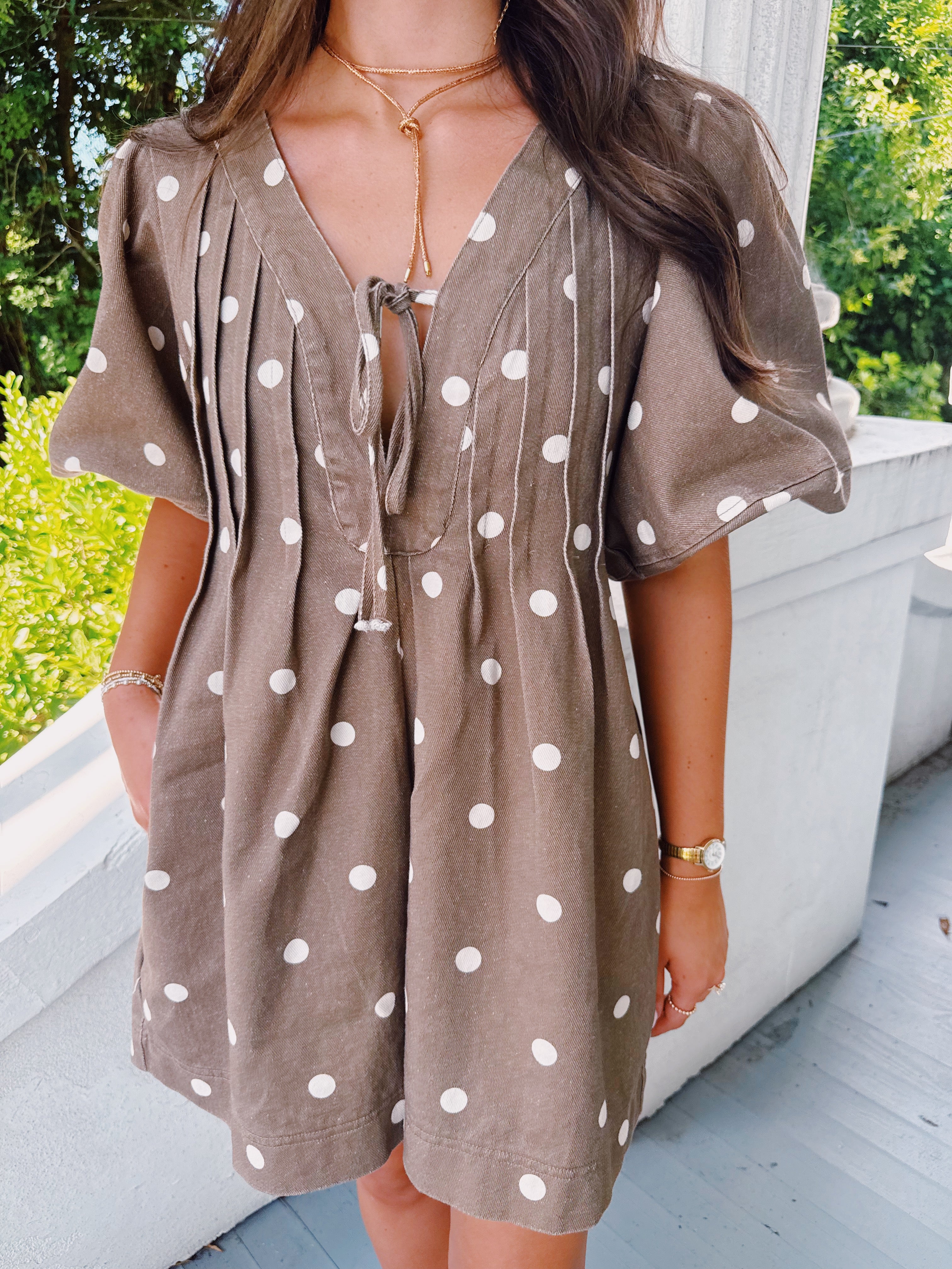 Marcie Polka Dot Romper