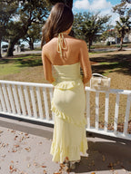 Lemon Luxe Maxi Dress