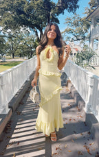 Lemon Luxe Maxi Dress