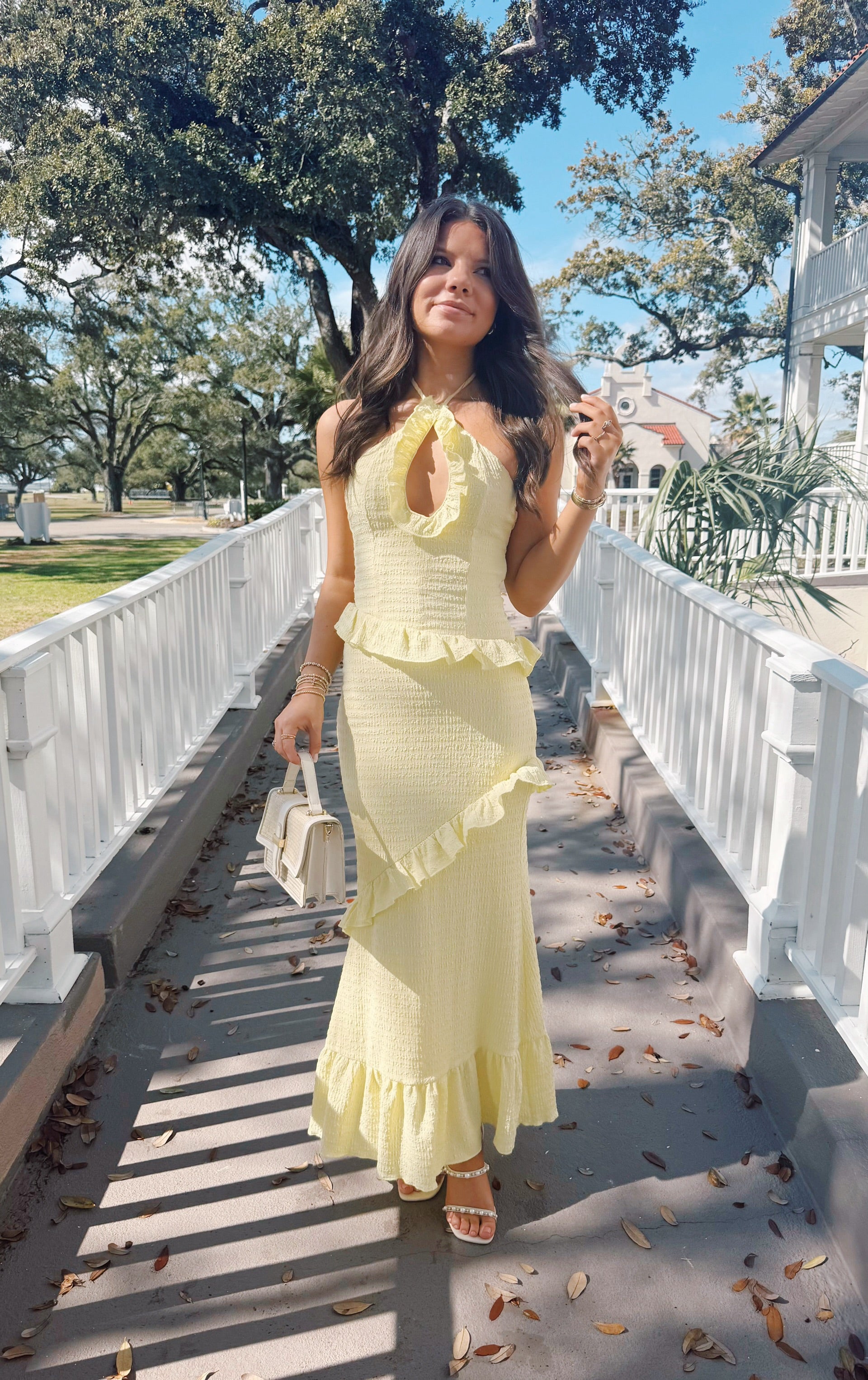 Lemon Luxe Maxi Dress