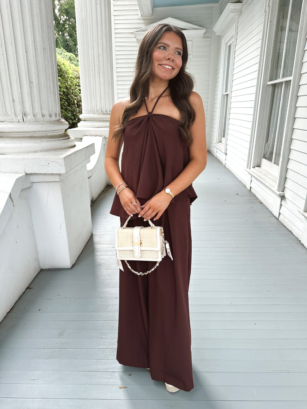 Emory Brown Top