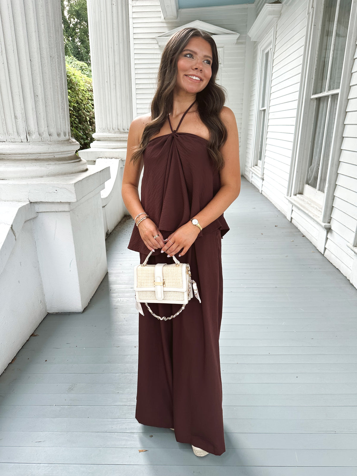Emory Brown Top