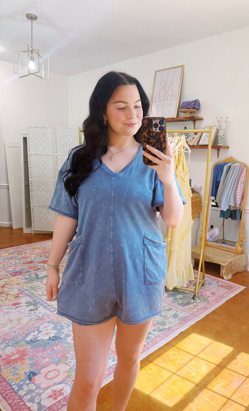 Oversized Tee Romper
