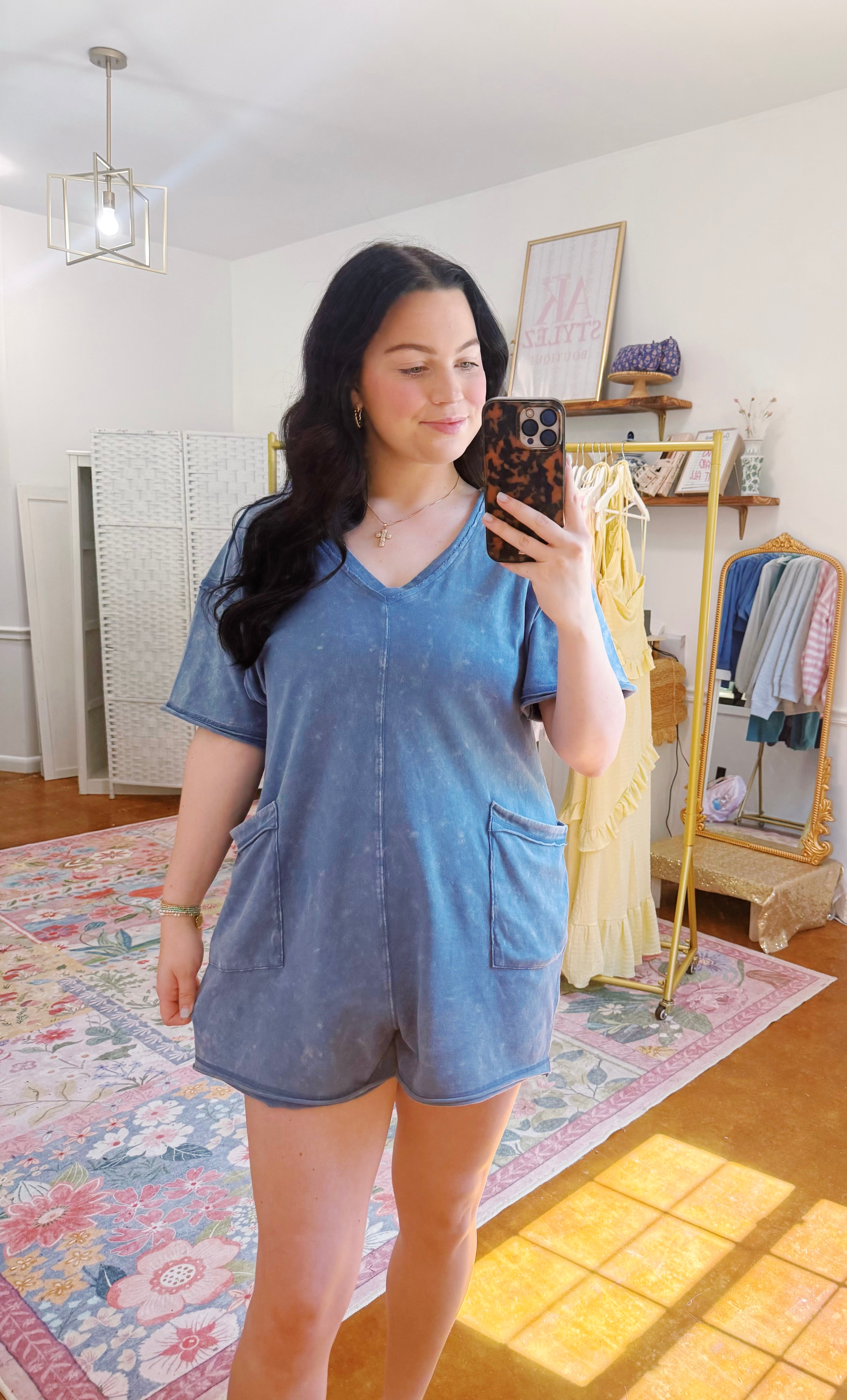 Oversized Tee Romper