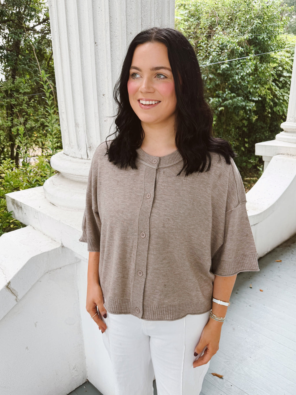 Oatmeal Soft Knit Cardigan